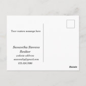 Real Estate buurmarketing Verkoop uw huis Briefkaart (Achterkant)