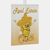 Real Estate Chick #10 Glas Ornament (Voorkant Rechts)