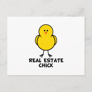 Real Estate Chick Briefkaart