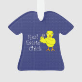 Real Estate Chick Ornament (achterkant)