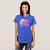 REAL ESTATE CHICK WHATUP T-SHIRT (Voorkant volledig)