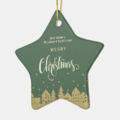 Real Estate Christmas | Budget Home Decor Retro  Keramisch Ornament (Links)