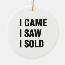 Real Estate Circle Ornament