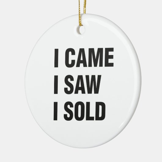 Real Estate Circle Ornament (Links)