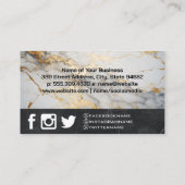 Real Estate City Skyline | Marmer Visitekaartje (Achterkant)