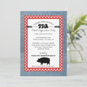 Real Estate Client Appreciation BBQ Party Kaart (Staand voorkant)