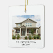 Real Estate Client Foto eerste jaar startpunt Keramisch Ornament (Links)