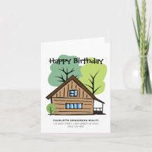 Real Estate Client Hand-Drage Happy Birthday