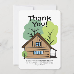 Real Estate Client Handtekening Hartelijk dank kaa Kaart