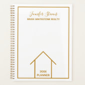 Real Estate Company Chic Custom Gold Realtor 2023 Planner