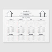 Real Estate Company Custom 2023 Calendar Magnet (Voorkant)