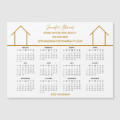 Real Estate Company Custom Gold 2022 Calendar (Voorkant)