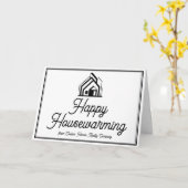 Real Estate Company Custom Logo Elegant Realtor Kaart (Gele Bloem)