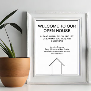 Real Estate Company Custom Open House Welkom Poster
