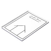 Real Estate Company Custom Professional Realtor Notitieboek (Linkerzijde)