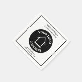 Real Estate Company Custom Realty Logo Open House Servet (Hoek)