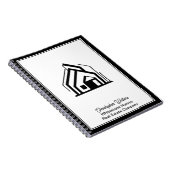 Real Estate Company Customized Realtor Logo Notitieboek (Rechterzijde)