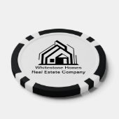 Real Estate Company Customized Realtor Logo Poker Chips (Enkel)