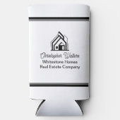 Real Estate Company Customized Realtor Logo Seltzer Blikjeskoeler (Voorkant)