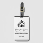 Real Estate Company House Personalized Realtor Bagagelabel (Voorkant (verticaal))