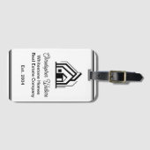 Real Estate Company House Personalized Realtor Bagagelabel (Voorkant (horizontaal))