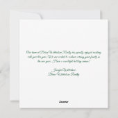 Real Estate Company kerst Elegant Custom Feestdagenkaart (Achterkant)