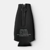 Real Estate Company Open House Moderne Marketing Flesjeskoeler (Achterkant)