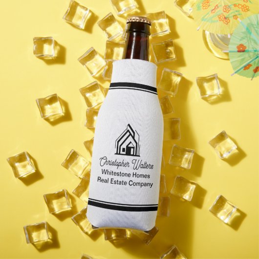 Real Estate Company Personalized Realtor Logo Flesjeskoeler (Insitu Zomer)