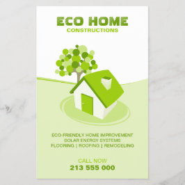 Real Estate/Construction Green Home Flyer