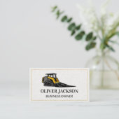 Real Estate Construction Vehicle Visitekaartje (Staand voorkant)