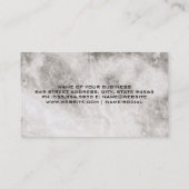 Real Estate Dak Logo | Marmer Visitekaartje (Achterkant)