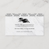 Real Estate Damask Rooftop Afsprakenkaartje (Achterkant)