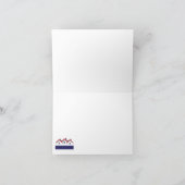 Real Estate Dank u - Rood, Wit en Blauw Bedankkaart (Binnen)