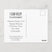 Real Estate dat een Mailer voor thuismarketing koo Briefkaart (Achterkant)