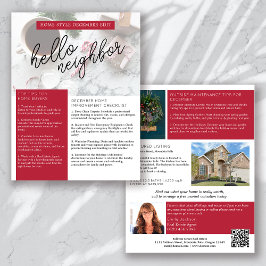 Real Estate December Nieuwsbrief Promotie Flyer