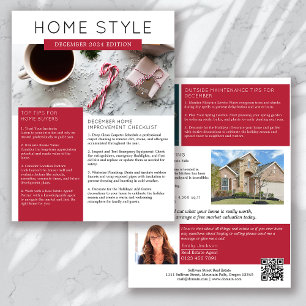 Real Estate December Nieuwsbrief Promotie Flyer