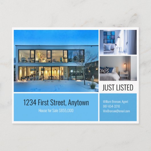 Real Estate Direct Mail Briefkaart (Voorkant)