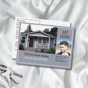 Real Estate Direct Mail Grey Briefkaart