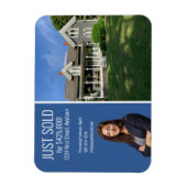Real Estate Direct Mail Modern Blue Magneet (Verticaal)