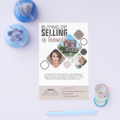 Real Estate Flyer - Koop of verkoop uw huis | Cust (Enkel)