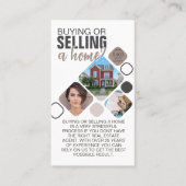 Real Estate Flyer - Koop of verkoop uw huis | Cust Visitekaartje (Voorkant)