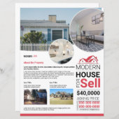 Real Estate Flyer Sjabloon (Voorkant / Achterkant)
