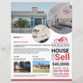 Real Estate Flyer Sjabloon (Voorkant)