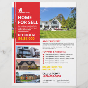 Real Estate Flyer Sjabloon