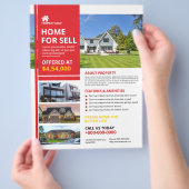Real Estate Flyer Sjabloon (Hand)