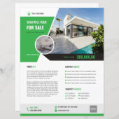 Real Estate Flyer Sjabloon (Voorkant / Achterkant)