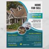 Real Estate Flyer Sjabloon (Voorkant)