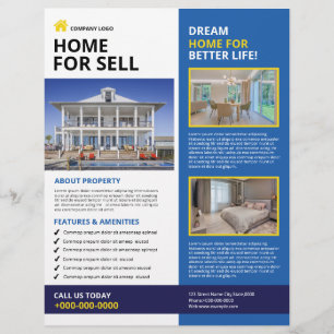 Real Estate Flyer Sjabloon