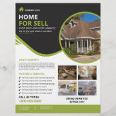 Real Estate Flyer Sjabloon (Voorkant)