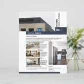 Real Estate Flyer Sjabloon (Staand voorkant)